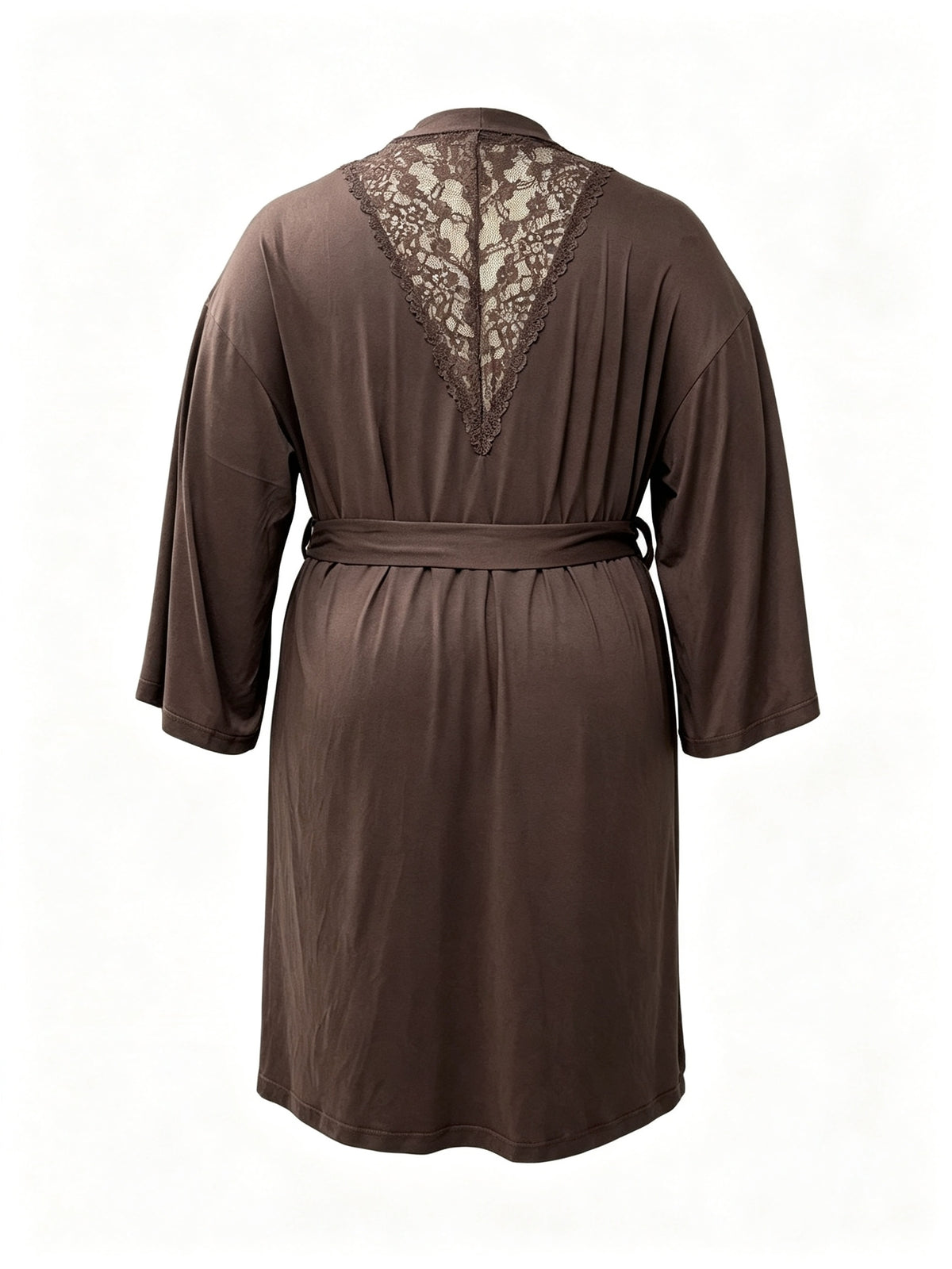 Women's plus size modal wrap dressing gown