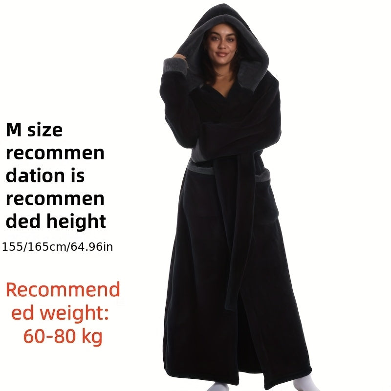 Black Hooded Robe / M
