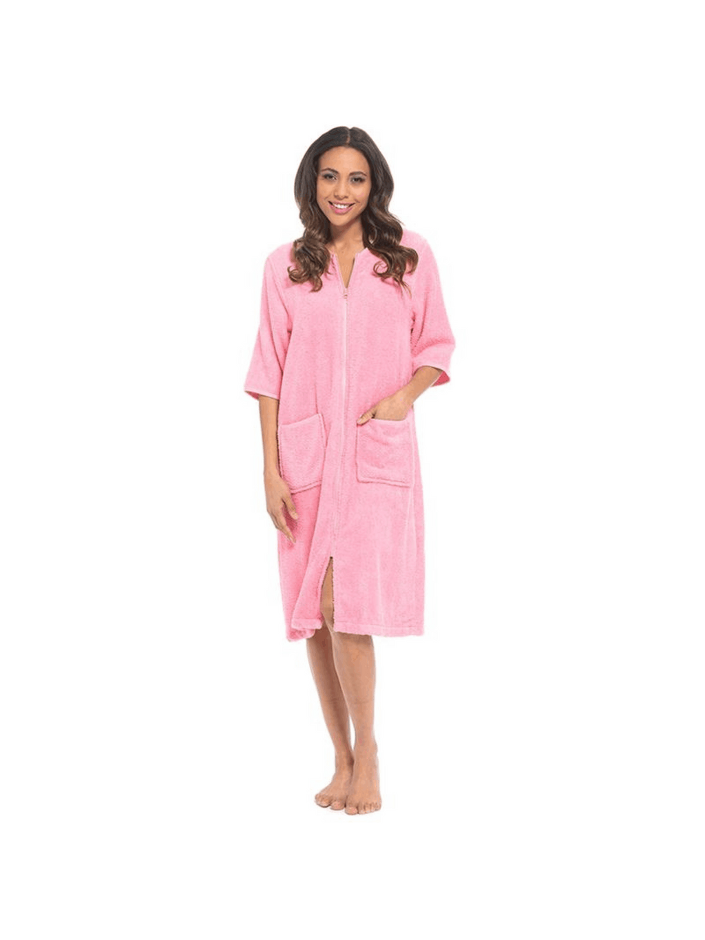 Women's terry towelling dressing gown