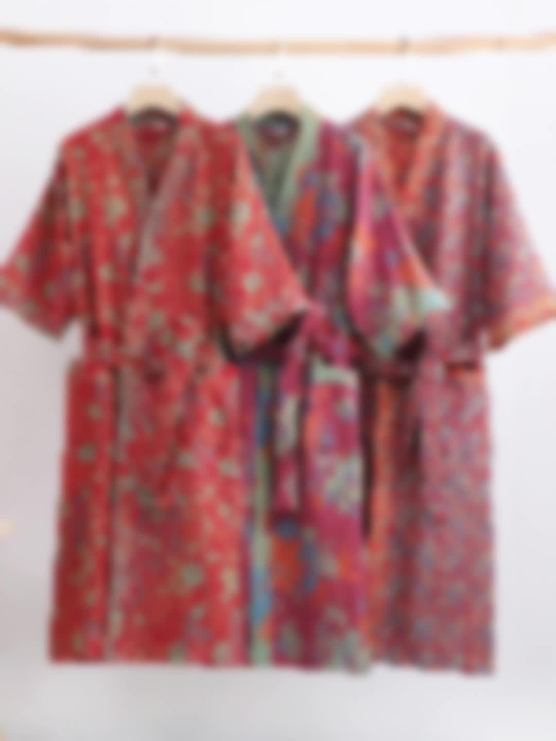 Unisex bathrobe spa style