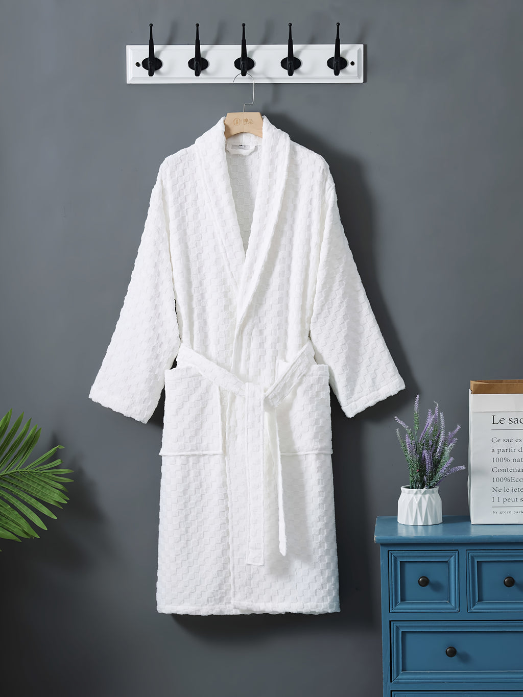 Women's fleece bathrobe his and hers