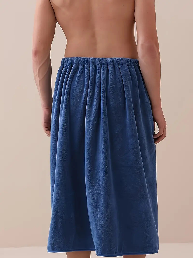 Men's microfibre towel robe